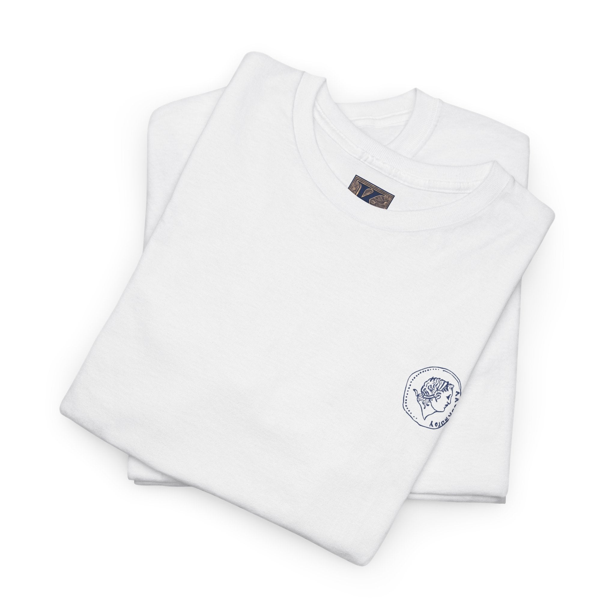 кто ты Greek graphic tee.