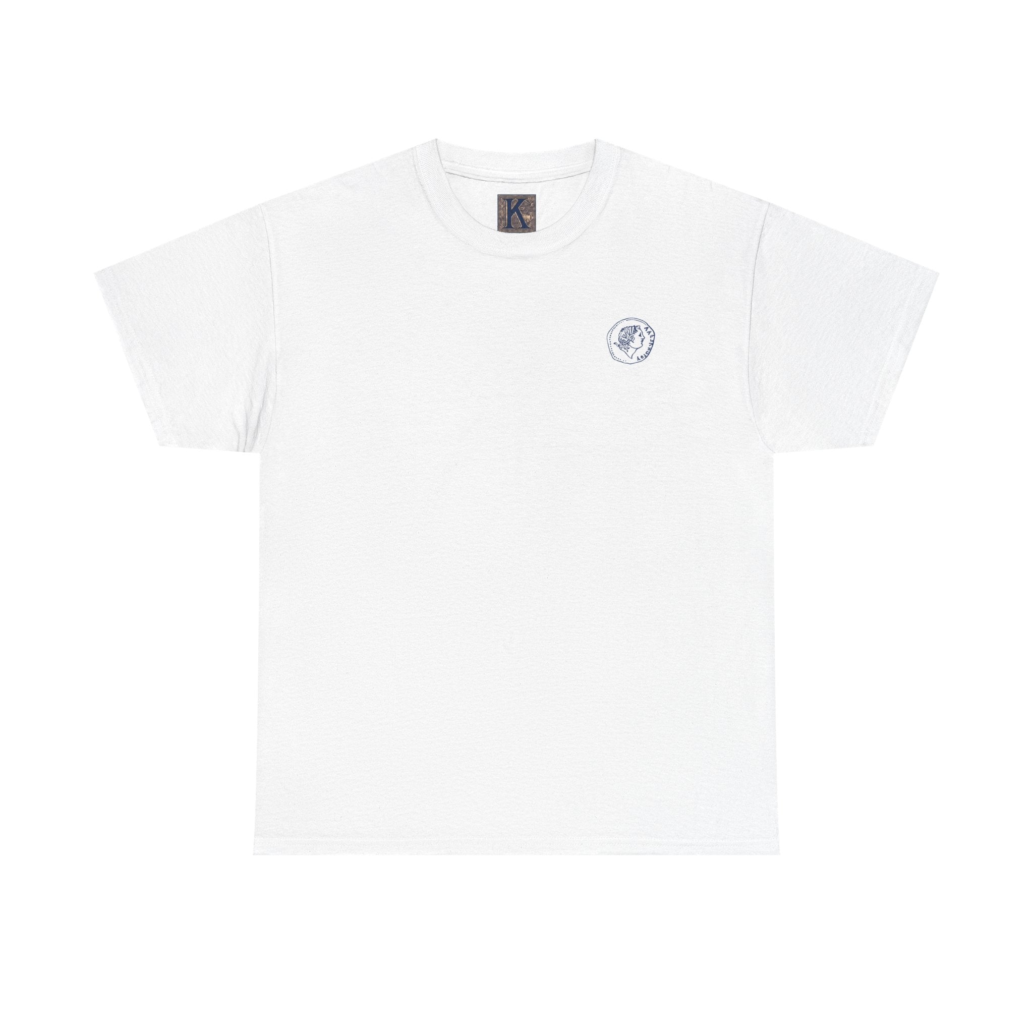 кто ты Greek graphic tee.